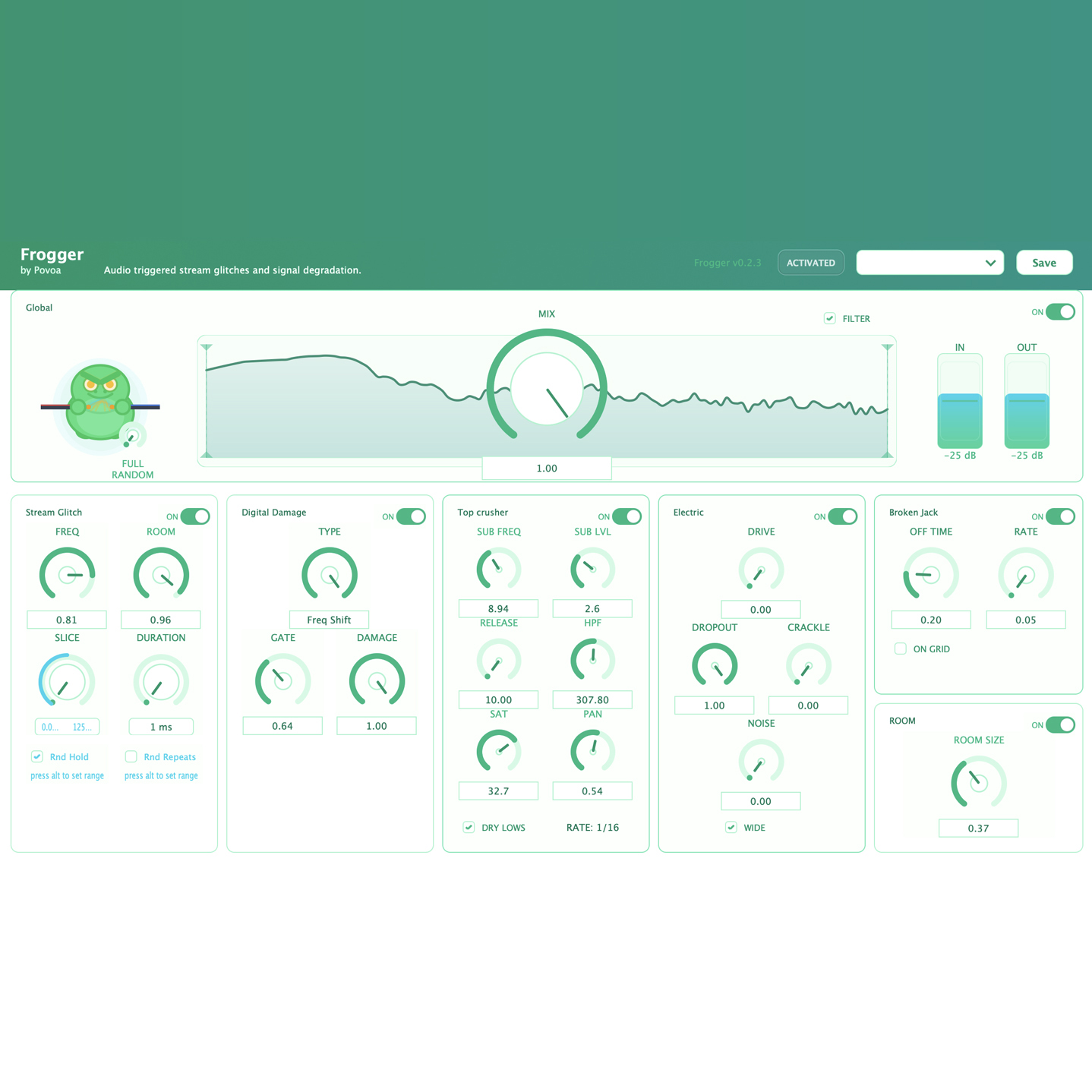 Frogger plugin